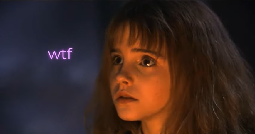 High Quality WTF Hermione Blank Meme Template