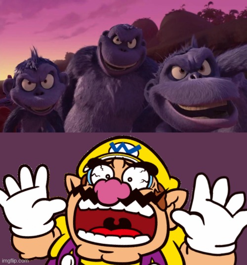 Wario encounters The Wickersham Brothers and dies after he met them.mp3 | image tagged in the wickersham brothers,wario dies,wario,monkey,horton hears a who,animals | made w/ Imgflip meme maker