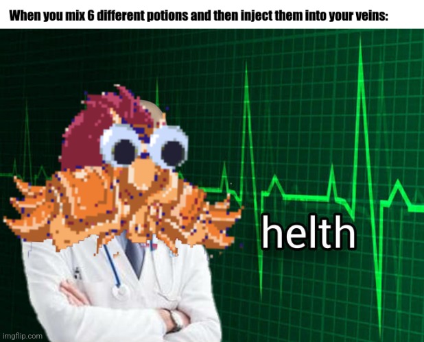 Helth | image tagged in calamity mod | made w/ Imgflip meme maker