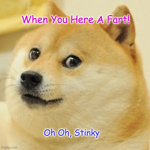 HEHE | When You Here A Fart! Oh Oh, Stinky | image tagged in funny memes | made w/ Imgflip meme maker