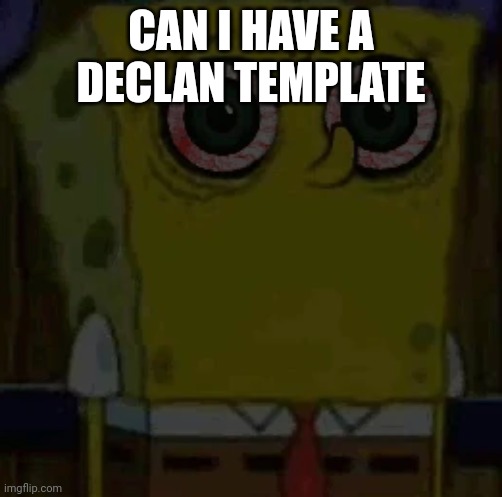 CAN I HAVE A DECLAN TEMPLATE | image tagged in spongebob bootleg | made w/ Imgflip meme maker