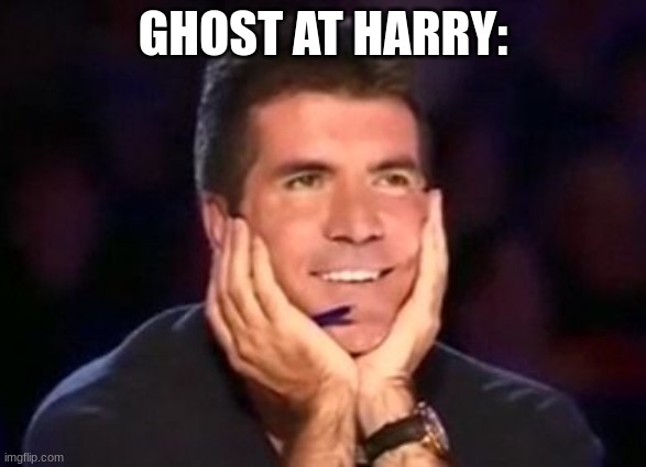 In love simon | GHOST AT HARRY: | image tagged in in love simon | made w/ Imgflip meme maker