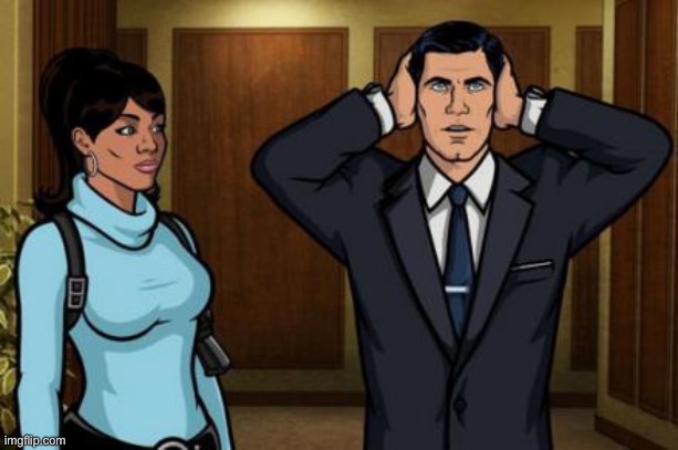 Archer - STFU | image tagged in archer - stfu | made w/ Imgflip meme maker