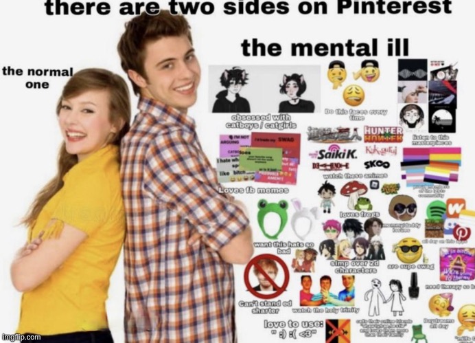 MENTALLY ILL PINTEREST SUPREMACY | made w/ Imgflip meme maker