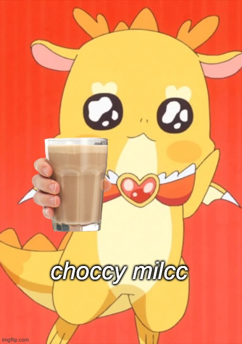 pls upvote | choccy milcc | image tagged in precure | made w/ Imgflip meme maker