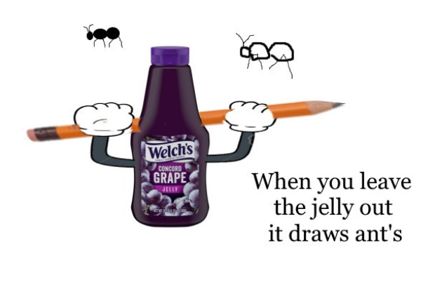 when you leave the jelly out it draws ant's | image tagged in jelly,ants,kewlew | made w/ Imgflip meme maker