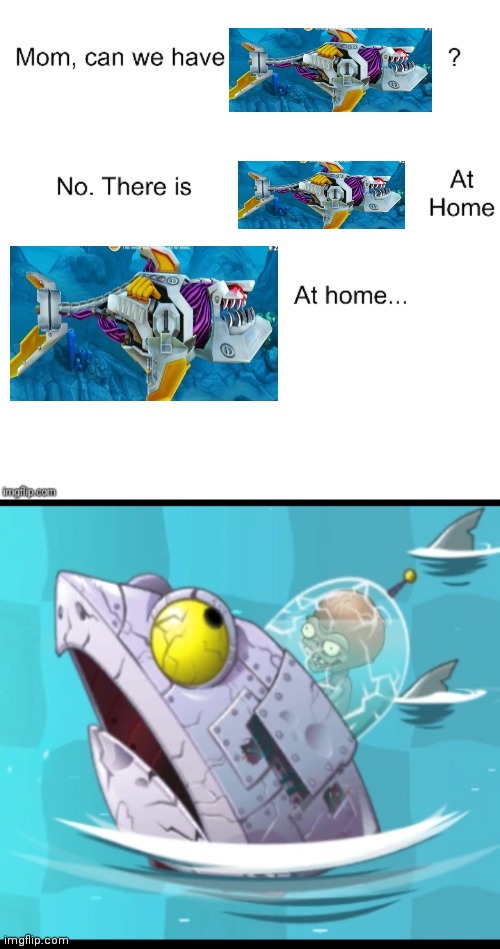 My first meme (Robo shark meme) | image tagged in mom can we have | made w/ Imgflip meme maker