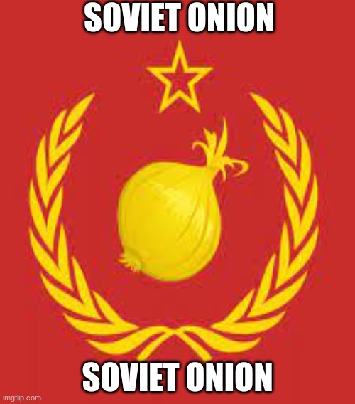 Soviet Onion moment | SOVIET ONION; SOVIET ONION | image tagged in funny | made w/ Imgflip meme maker