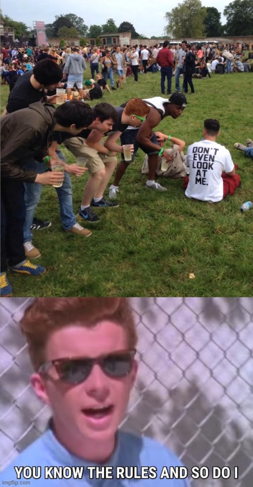 image tagged in rick astley you know the rules | made w/ Imgflip meme maker