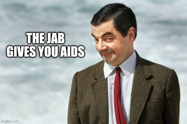 I knew it  | THE JAB GIVES YOU AIDS | image tagged in i knew it | made w/ Imgflip meme maker