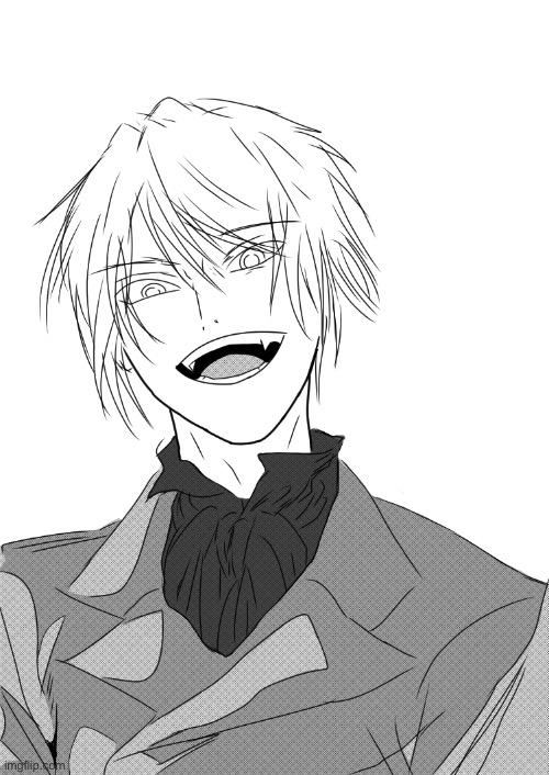 Vampire Chinzo I draw for bubonic cuz war crimes | made w/ Imgflip meme maker
