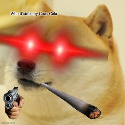 Dang | Who tf stole my Coca-Cola | image tagged in memes | made w/ Imgflip meme maker