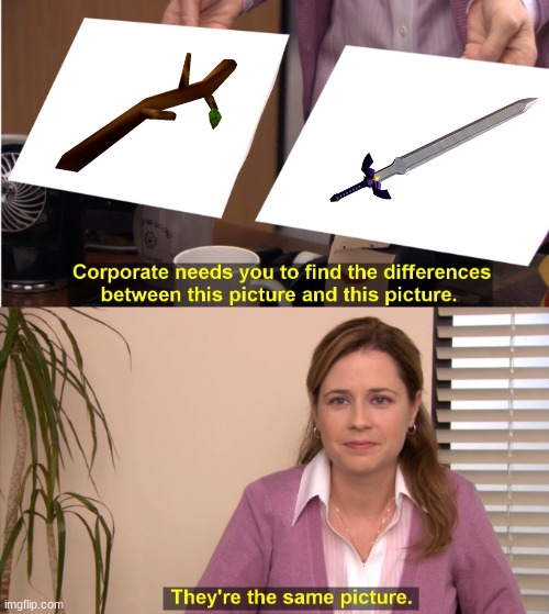 Only Zelda fans will know | image tagged in memes,they're the same picture | made w/ Imgflip meme maker