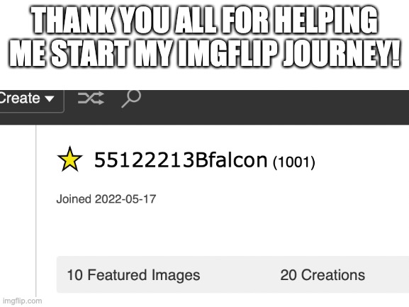 Thank you (1000) | THANK YOU ALL FOR HELPING ME START MY IMGFLIP JOURNEY! | image tagged in thank you | made w/ Imgflip meme maker