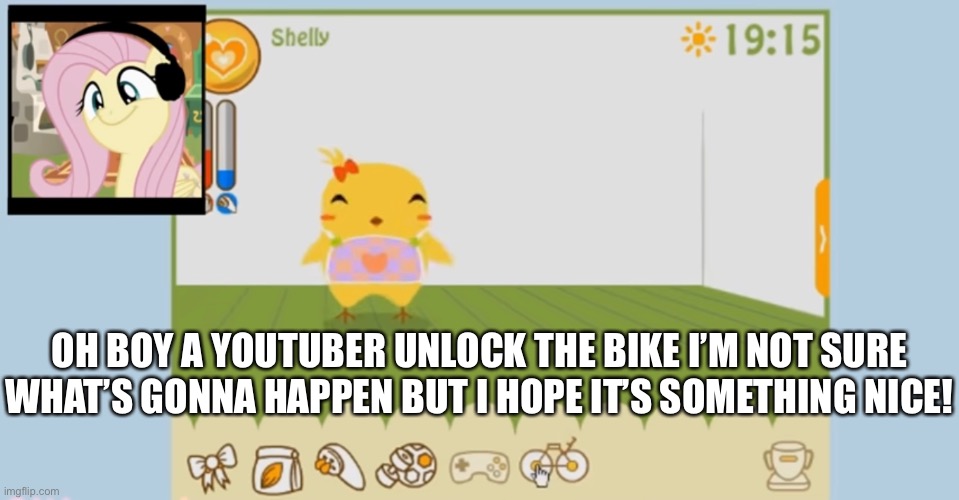 Oh boy |  OH BOY A YOUTUBER UNLOCK THE BIKE I’M NOT SURE WHAT’S GONNA HAPPEN BUT I HOPE IT’S SOMETHING NICE! | image tagged in uh oh | made w/ Imgflip meme maker
