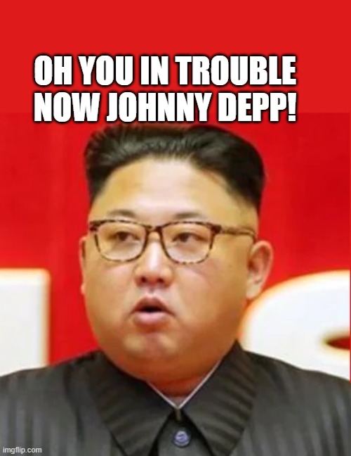 OH YOU IN TROUBLE NOW JOHNNY DEPP! | made w/ Imgflip meme maker