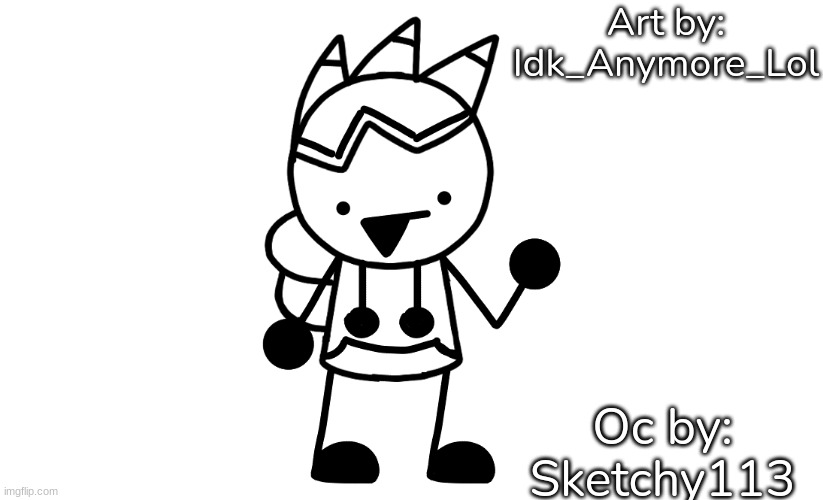 I drew Sketchy (cause yes) [Requested by: Sketchy113] (repost cause I missed some things while drawing) | Art by: Idk_Anymore_Lol; Oc by: Sketchy113 | image tagged in idk,stuff,kleki drawings | made w/ Imgflip meme maker