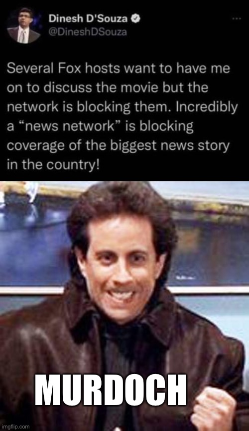 So many mules, so little time | MURDOCH | image tagged in seinfeld newman,fox news | made w/ Imgflip meme maker