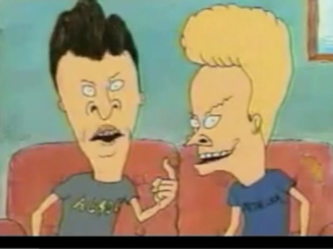 Beavis and Butt-Head Amazed Blank Meme Template