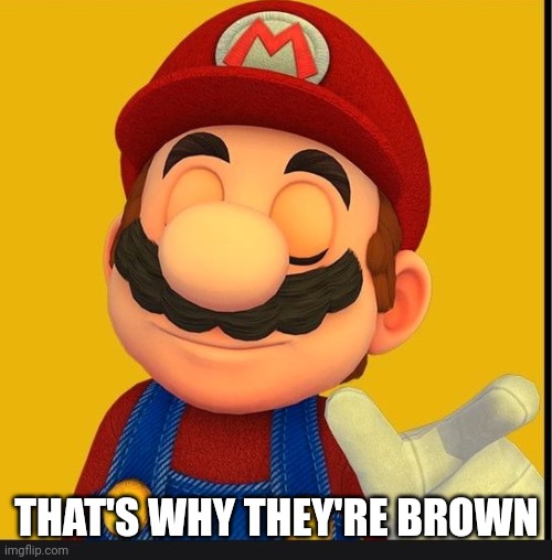 THAT'S WHY THEY'RE BROWN | made w/ Imgflip meme maker
