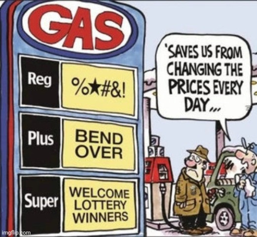 Gas overprice | image tagged in gas,price,gas prices | made w/ Imgflip meme maker