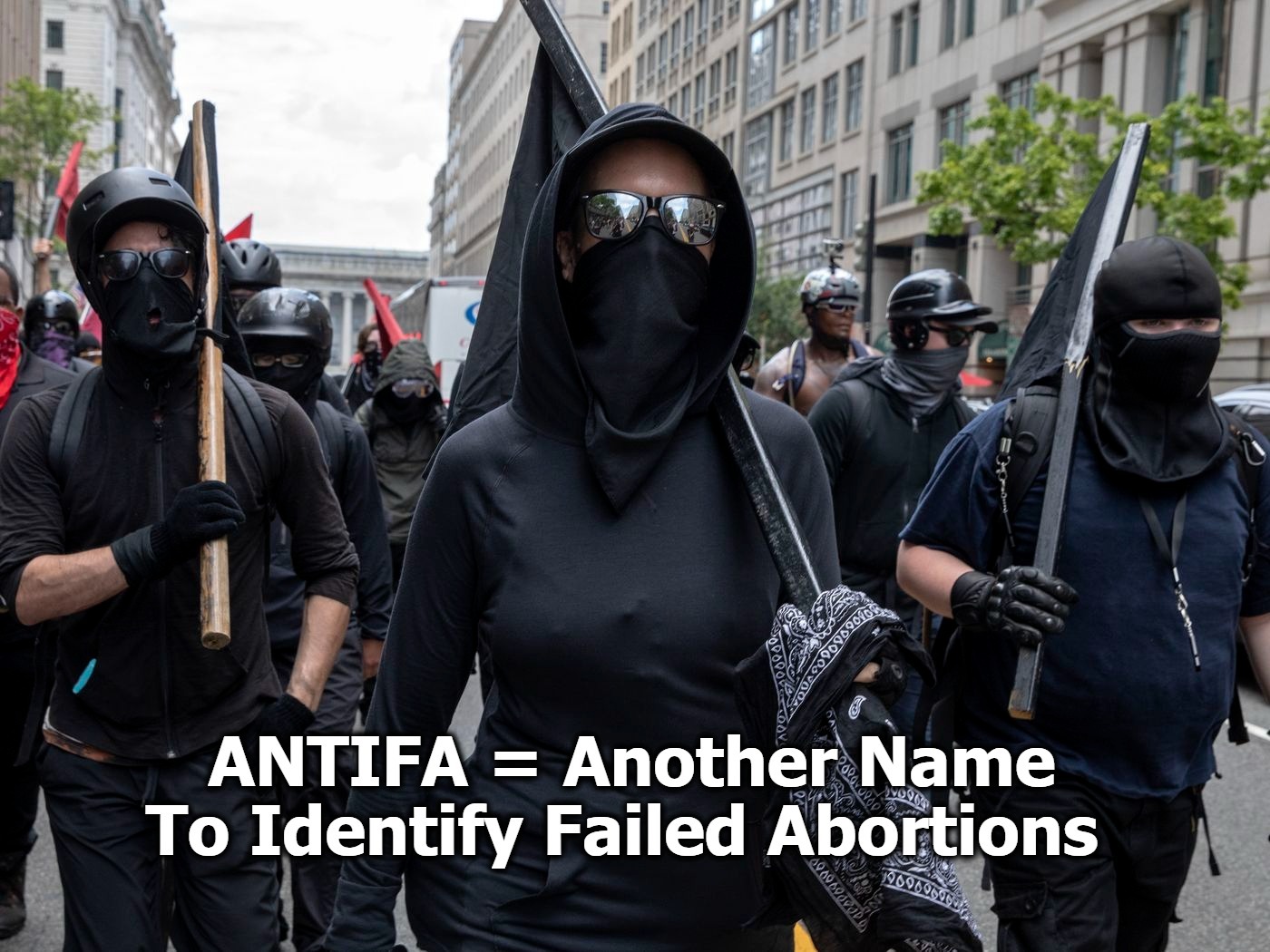 ANTIFA = Another Name To Identify Failed Abortions | image tagged in antifa,failed abortions,douchebag,liberal douche garofalo,swine | made w/ Imgflip meme maker