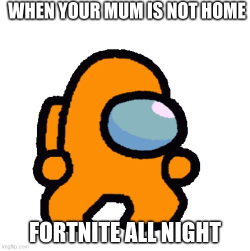 fortnite | WHEN YOUR MUM IS NOT HOME; FORTNITE ALL NIGHT | image tagged in funny memes | made w/ Imgflip meme maker