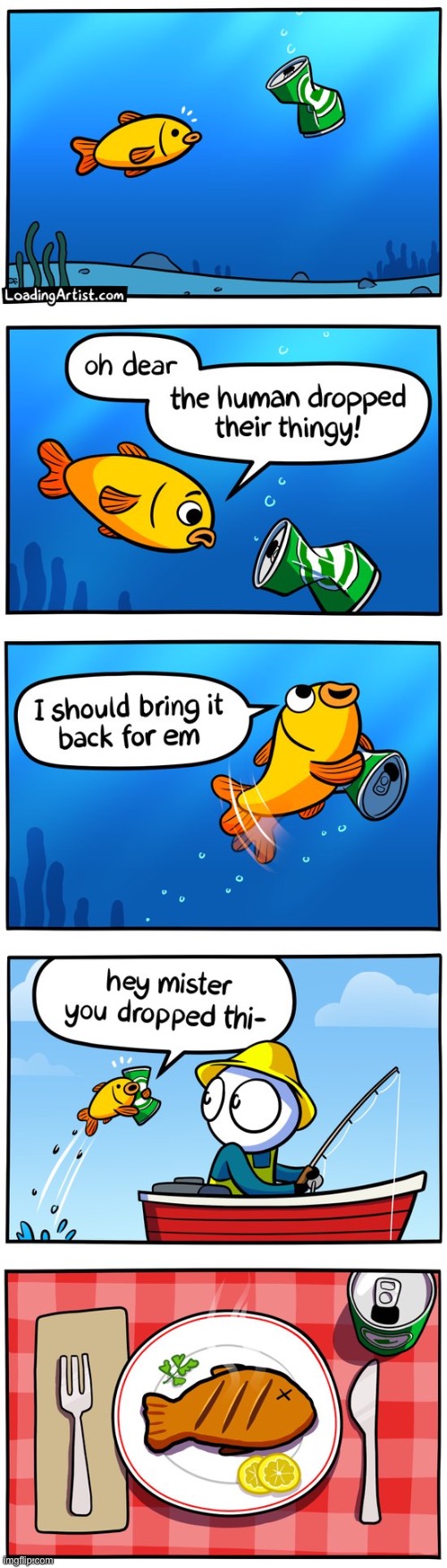 Fish | image tagged in comics | made w/ Imgflip meme maker