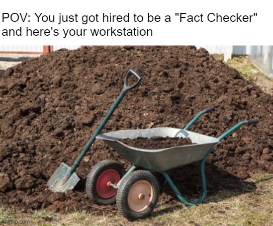 Fact Check: This image contains misinformation | POV: You just got hired to be a "Fact Checker" 
and here's your workstation | made w/ Imgflip meme maker