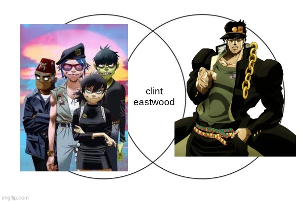 i was inspired | clint eastwood | image tagged in venn diagram | made w/ Imgflip meme maker