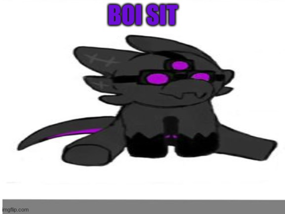 nc sit | BOI SIT | image tagged in night crawler,kaiju paradise | made w/ Imgflip meme maker