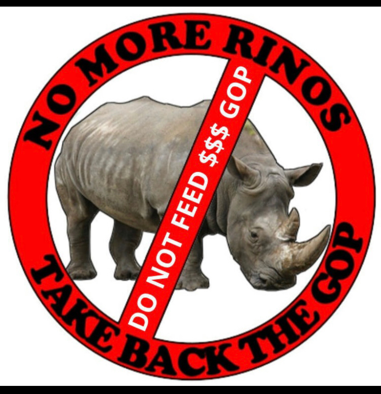 RINO Republicans banned logo Blank Meme Template