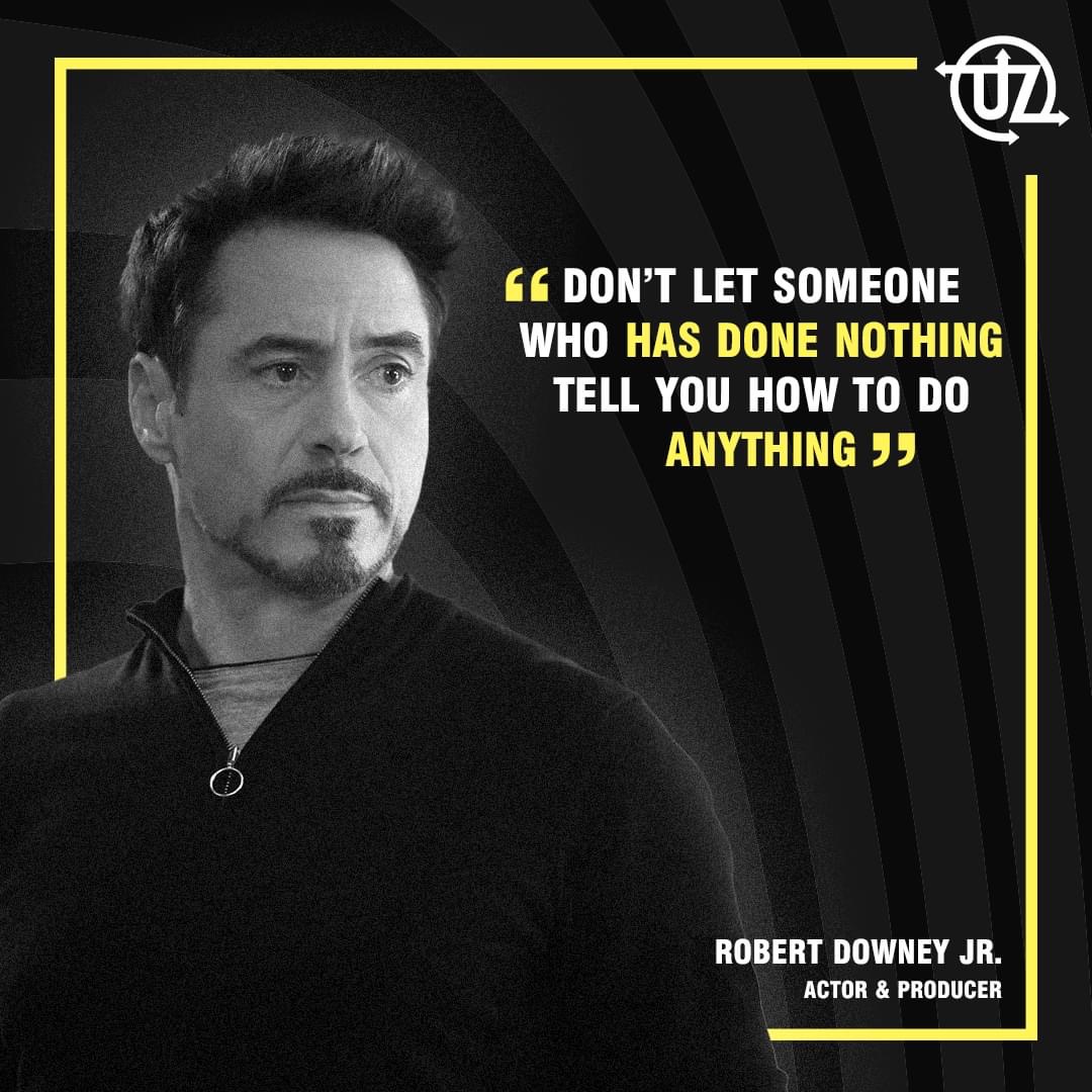 Robert Downey Jr. quote Blank Meme Template