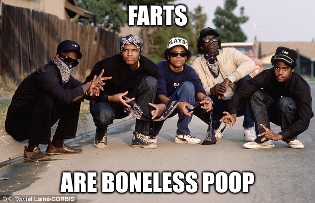 Yes | FARTS; ARE BONELESS POOP | image tagged in big boobs | made w/ Imgflip meme maker