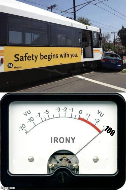 100 | image tagged in irony meter,you had one job | made w/ Imgflip meme maker