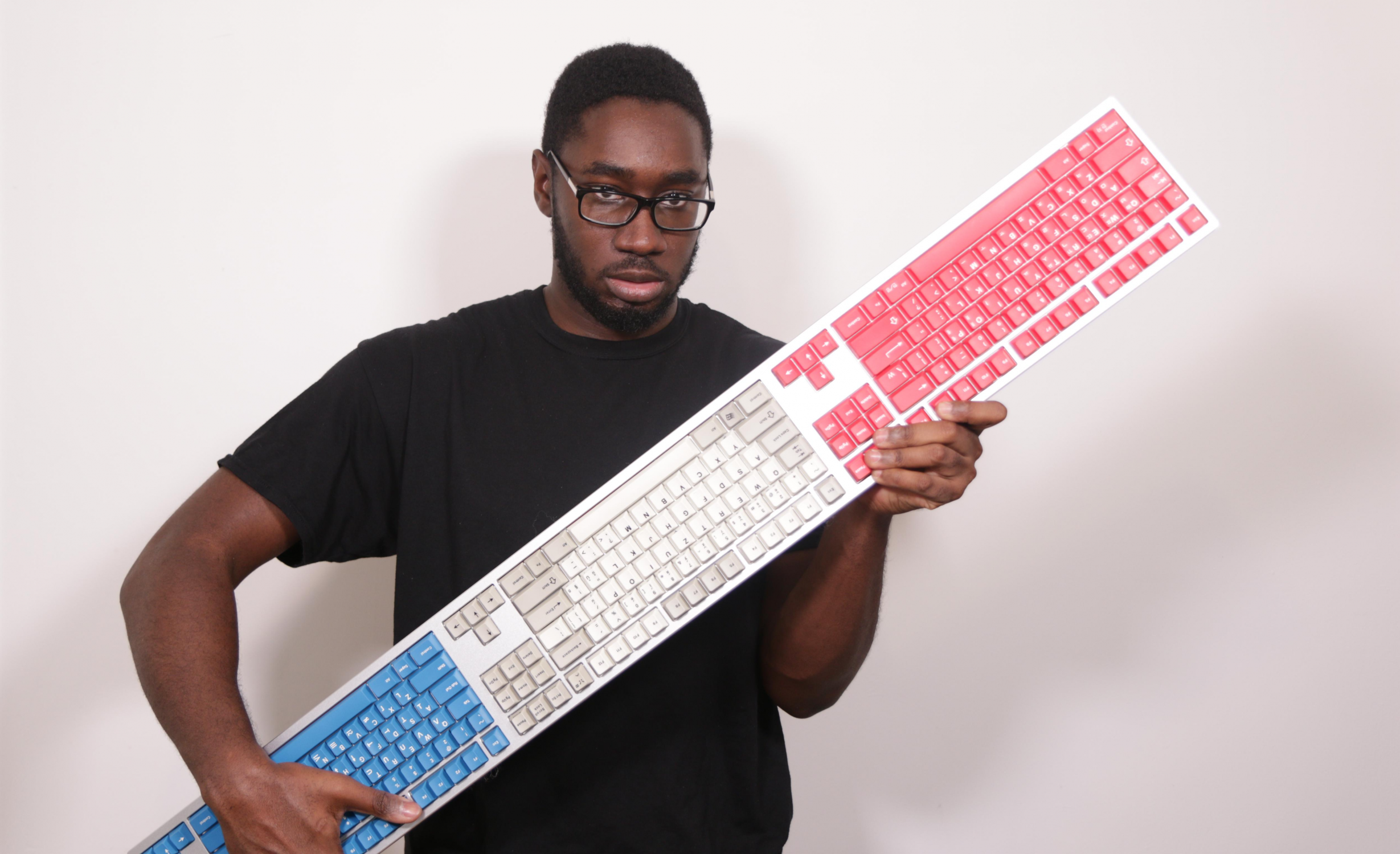 big keyboard Blank Meme Template