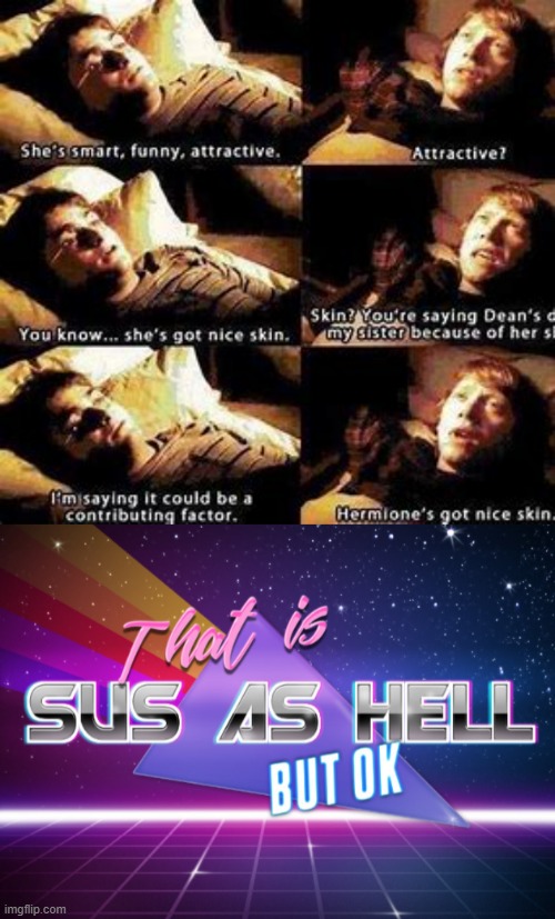 image tagged in that's sus as hell but ok | made w/ Imgflip meme maker