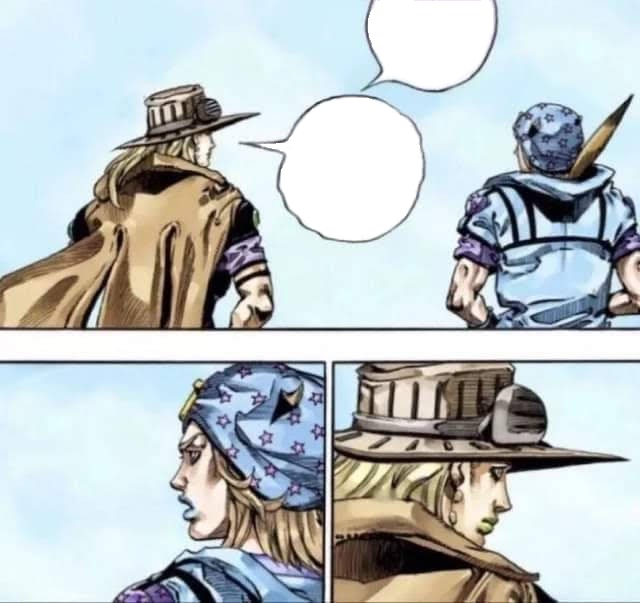 Gyro telling some facts to Johnny Blank Meme Template