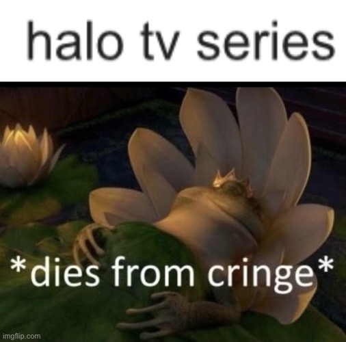 I watched it and holy crap it’s bad. | image tagged in dies from cringe,halo,tv,b,bb,bbb | made w/ Imgflip meme maker
