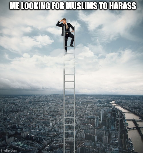 searching | ME LOOKING FOR MUSLIMS TO HARASS | image tagged in searching | made w/ Imgflip meme maker