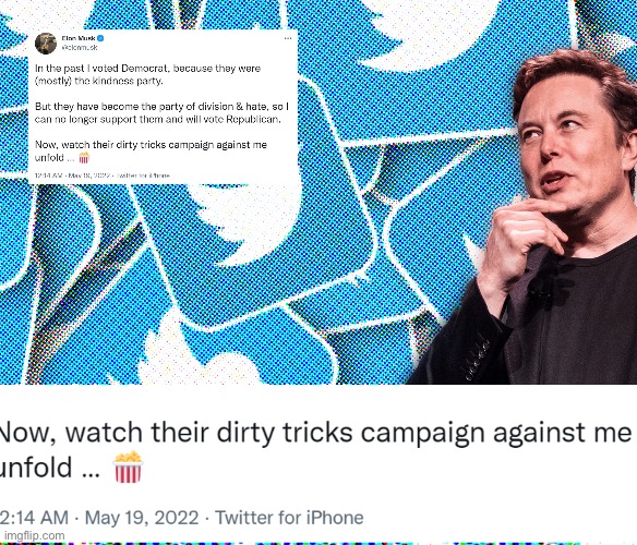 image tagged in elon musk democratic party tweet | made w/ Imgflip meme maker