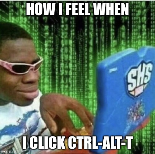 Ryan Beckford | HOW I FEEL WHEN; I CLICK CTRL-ALT-T | image tagged in ryan beckford,funny memes,facts,so true | made w/ Imgflip meme maker