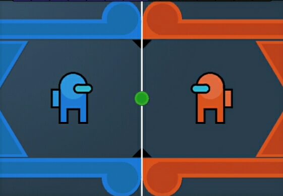 Red VS Blue Red Sus Blank Meme Template