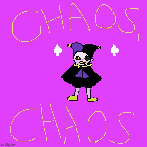 Jevil drawing i made | image tagged in deltarune | made w/ Imgflip meme maker