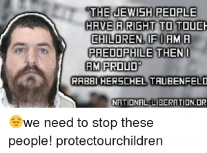 Jewish pedophile Blank Meme Template