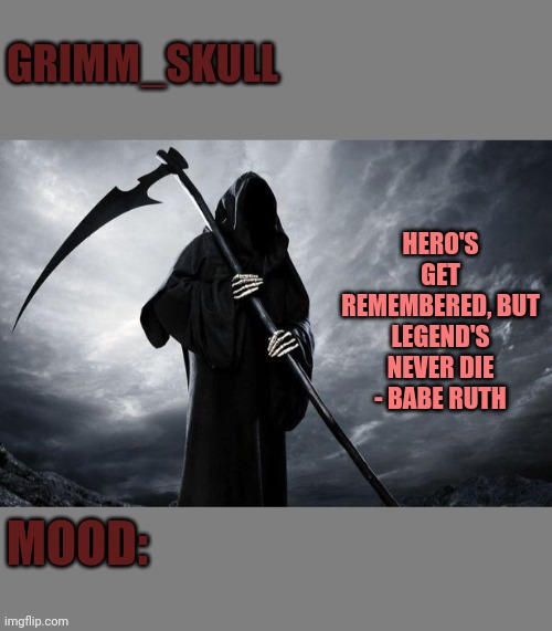 Grimm Skull template Blank Meme Template