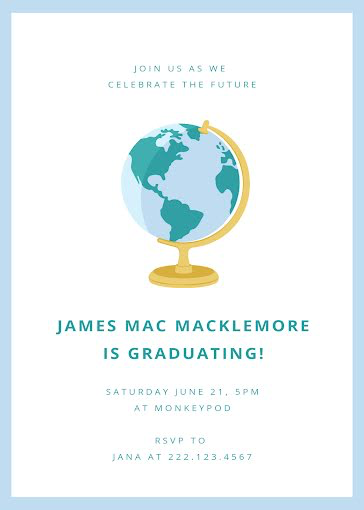 Mac's graduation party Blank Meme Template