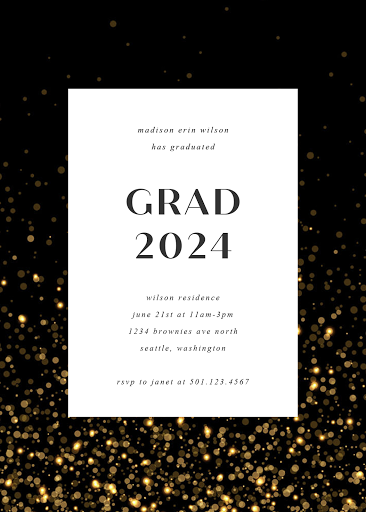 Madison's graduation party Blank Meme Template