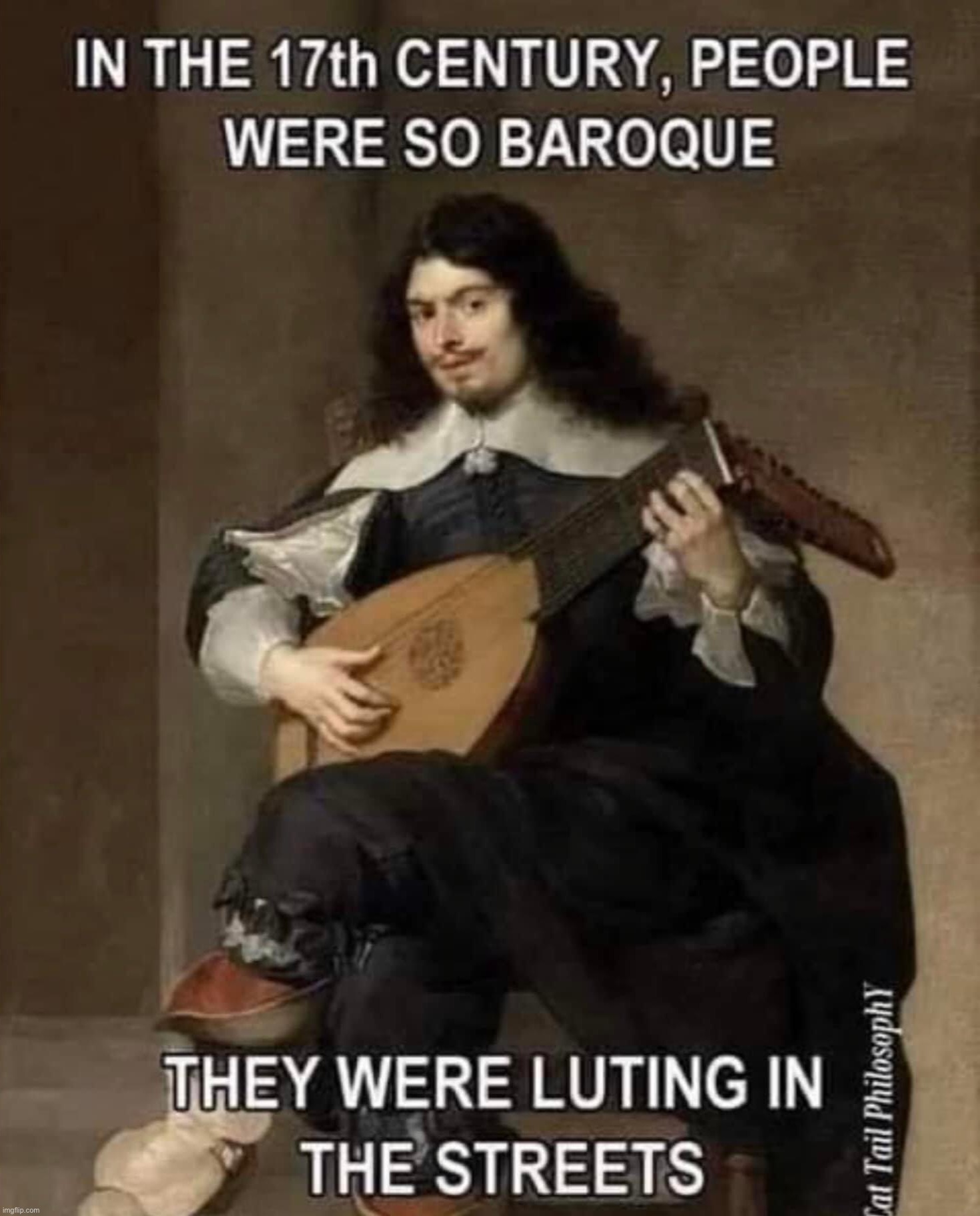 Baroque luting | image tagged in baroque luting | made w/ Imgflip meme maker