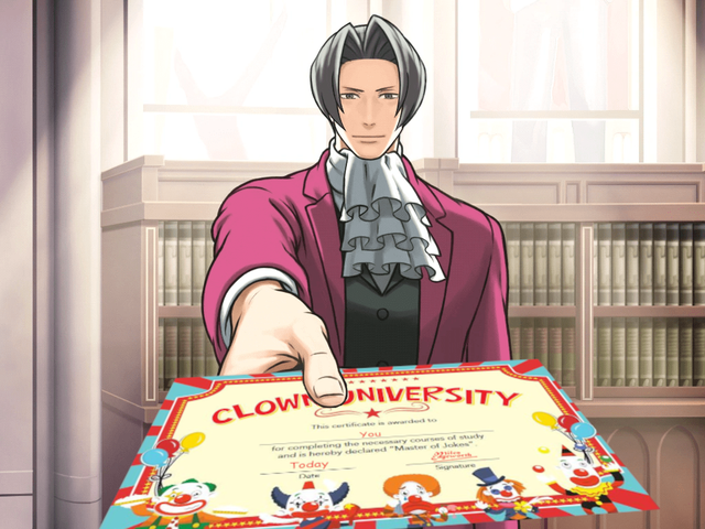 Clown University Certificate Blank Meme Template